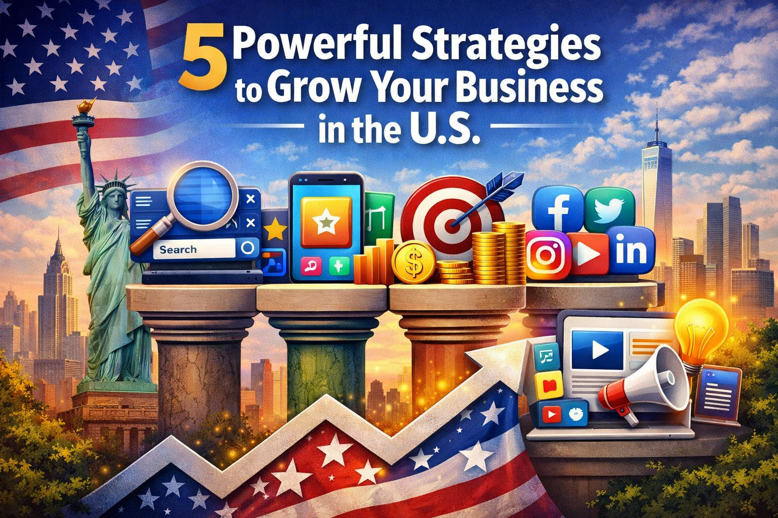 5 Powerful Strategies to Grow Your Business in the U.S.