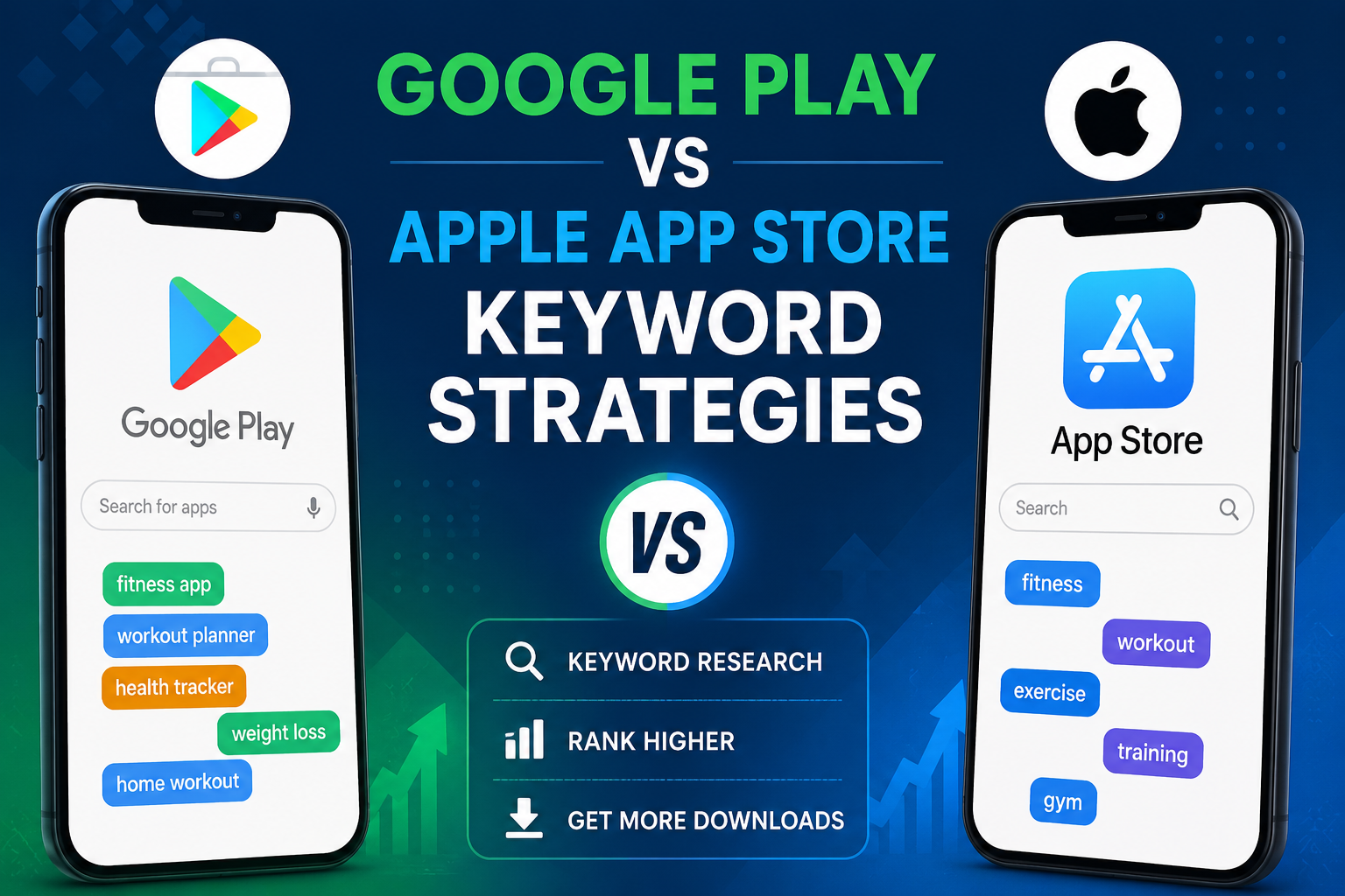 Google Play vs Apple App Store Keyword Strategies