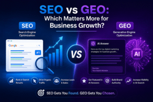 SEO vs GEO Which Matters More for Business Growth