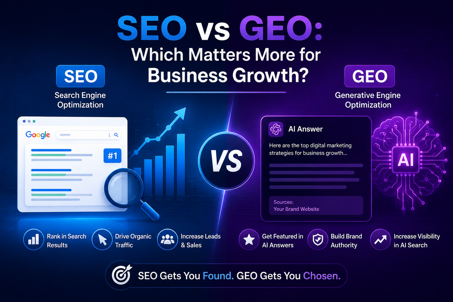 SEO vs GEO: Which Matters More for Business Growth?