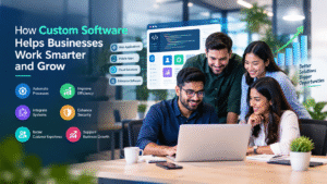 How Custom Software Helps Businesses Work Smarter and Grow